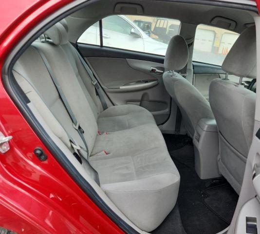 2T1BU4EE6CC785580 - 2012 TOYOTA COROLLA BASE MAROON photo 10