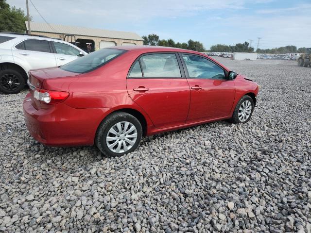 2T1BU4EE6CC785580 - 2012 TOYOTA COROLLA BASE MAROON photo 3