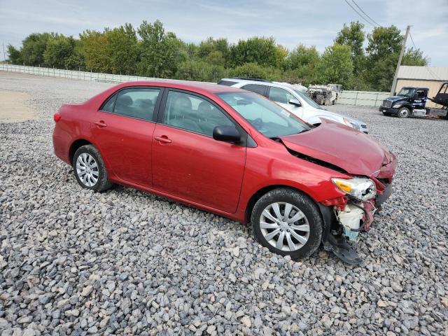 2T1BU4EE6CC785580 - 2012 TOYOTA COROLLA BASE MAROON photo 4