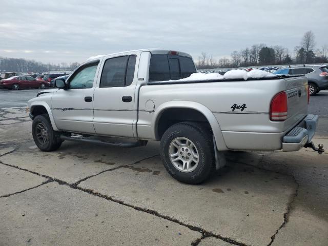 1B7GG2ANX1S222695 - 2001 DODGE DAKOTA QUAD SILVER photo 2