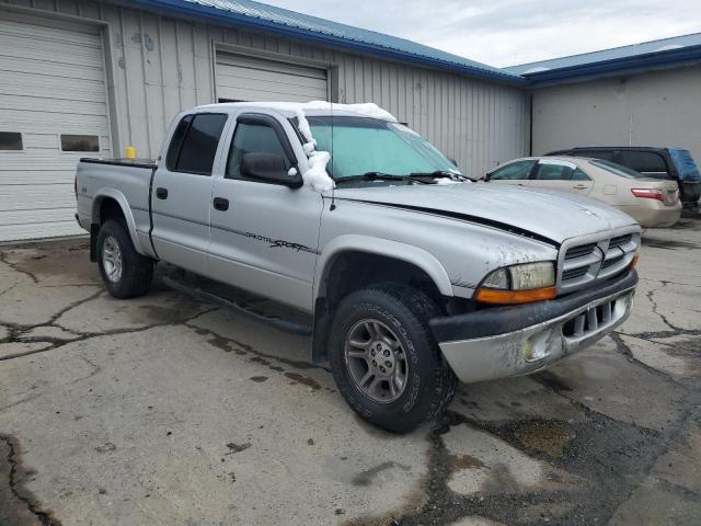 1B7GG2ANX1S222695 - 2001 DODGE DAKOTA QUAD SILVER photo 4