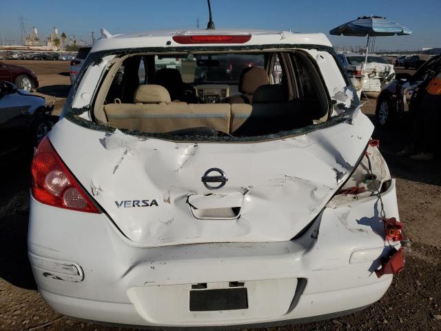 3N1BC13E69L464359 - 2009 NISSAN VERSA S WHITE photo 6