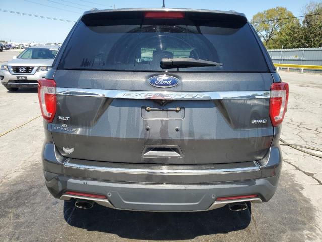 1FM5K8D89JGA44517 - 2018 FORD EXPLORER XLT GRAY photo 6