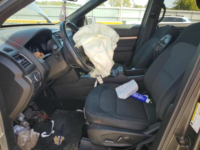 1FM5K8D89JGA44517 - 2018 FORD EXPLORER XLT GRAY photo 7