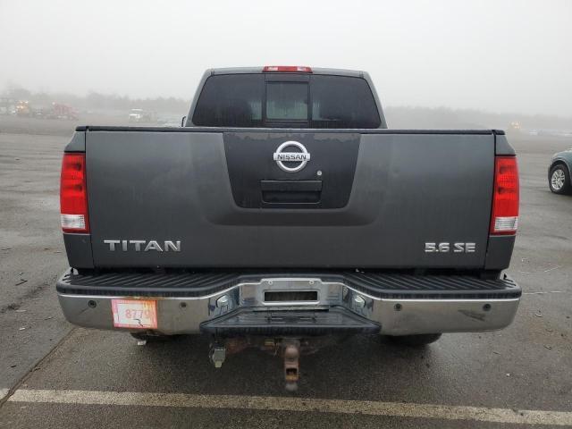 1N6AA06B25N500582 - 2005 NISSAN TITAN XE CHARCOAL photo 6