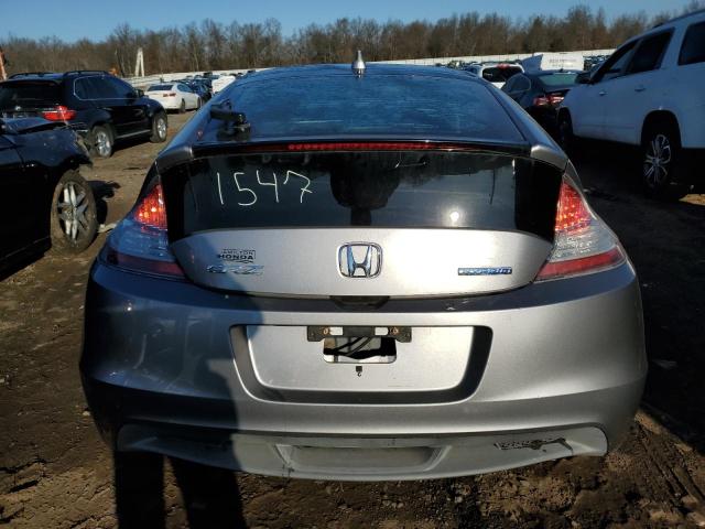 JHMZF1D69BS005018 - 2011 HONDA CR-Z EX GRAY photo 6