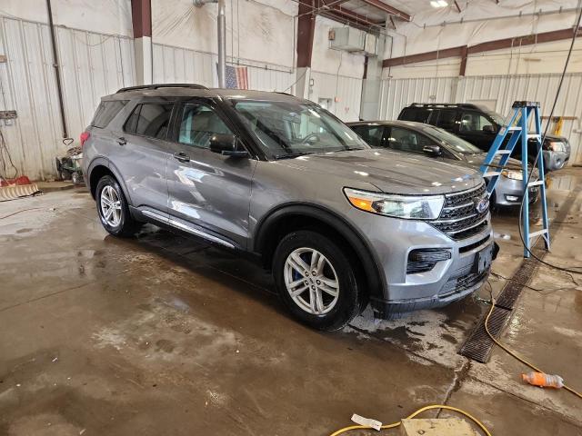 1FMSK8DH9PGC11101 - 2023 FORD EXPLORER XLT GRAY photo 4