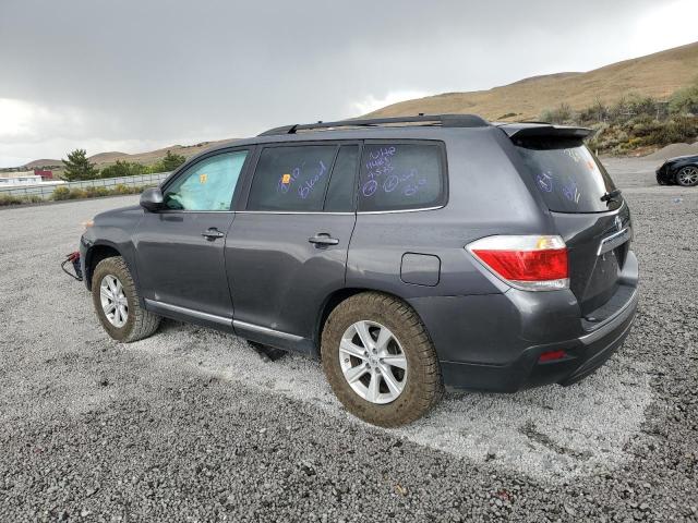 5TDZK3EHXDS117458 - 2013 TOYOTA HIGHLANDER BASE رمادي صورة 2