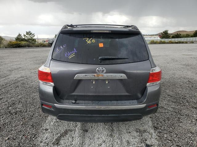 5TDZK3EHXDS117458 - 2013 TOYOTA HIGHLANDER BASE رمادي صورة 6