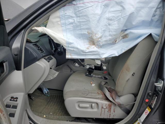 5TDZK3EHXDS117458 - 2013 TOYOTA HIGHLANDER BASE رمادي صورة 7