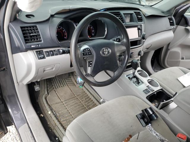 5TDZK3EHXDS117458 - 2013 TOYOTA HIGHLANDER BASE رمادي صورة 8