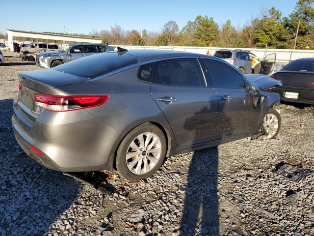 5XXGU4L3XJG231987 - 2018 KIA OPTIMA EX GRAY photo 3