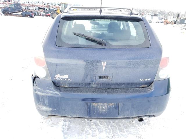 5Y2SP67019Z442985 - 2009 PONTIAC VIBE BLUE photo 6