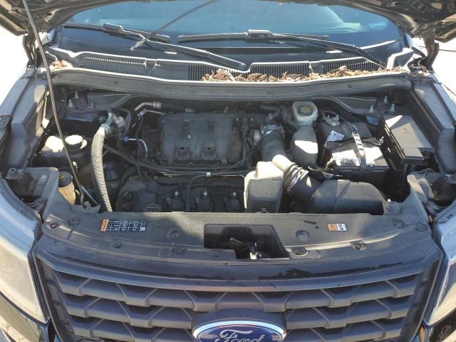 1FM5K8AR4HGD92183 - 2017 FORD EXPLORER POLICE INTERCEPTOR 黑色 照片 12
