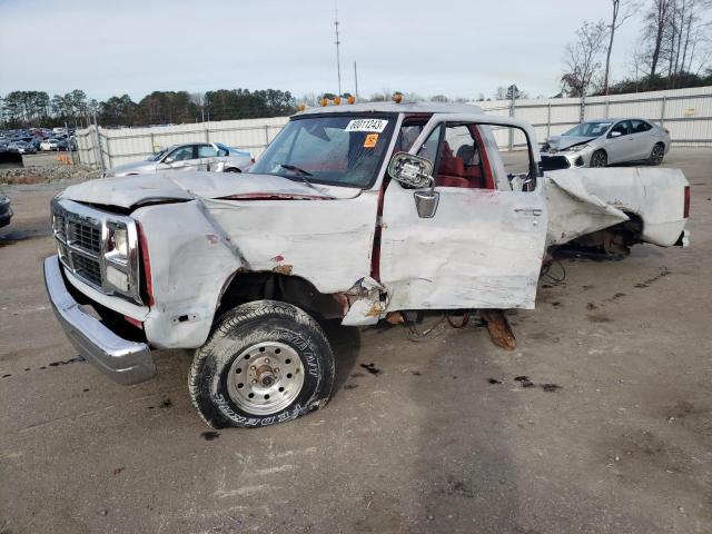 1B7HM16Y3NS564408 - 1992 DODGE W-SERIES W150 WHITE photo 1