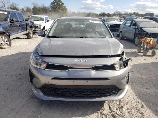 3KPA24AD2NE431879 - 2022 KIA RIO LX GRAY photo 5