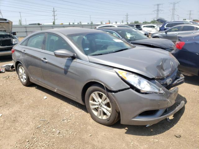 5NPEB4AC7DH772813 - 2013 HYUNDAI SONATA GLS GRAY photo 4