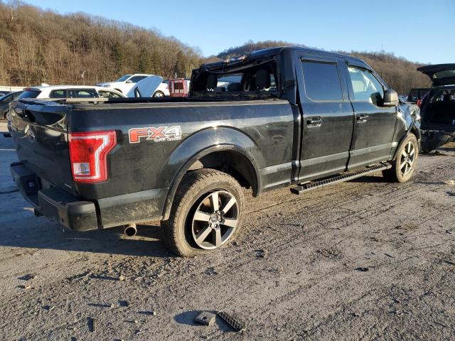 1FTFW1EF3GFB31832 - 2016 FORD F150 SUPERCREW BLACK photo 3