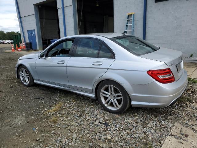 WDDGF8AB4DG149509 - 2013 MERCEDES-BENZ C 300 4MATIC SILVER photo 2