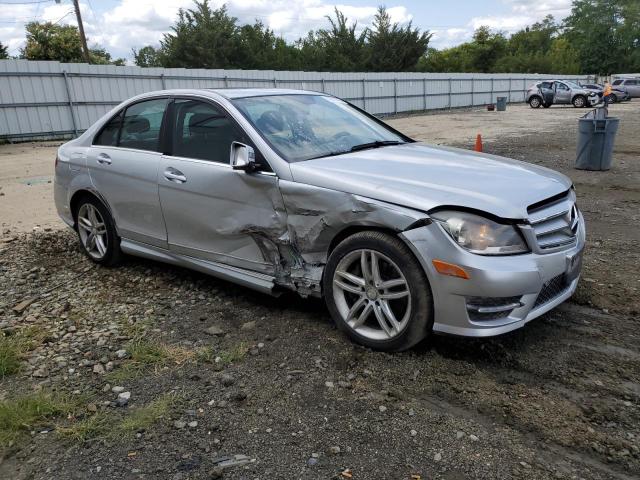 WDDGF8AB4DG149509 - 2013 MERCEDES-BENZ C 300 4MATIC SILVER photo 4