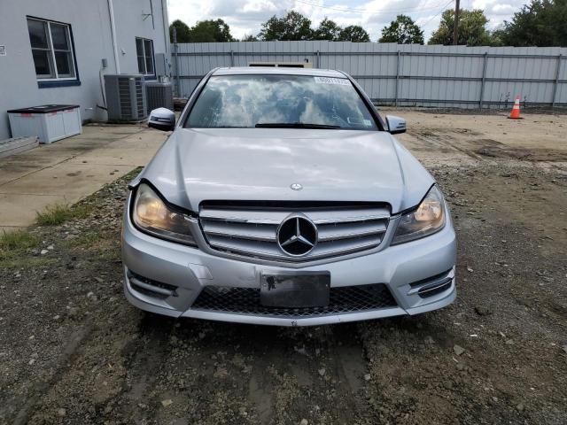 WDDGF8AB4DG149509 - 2013 MERCEDES-BENZ C 300 4MATIC SILVER photo 5