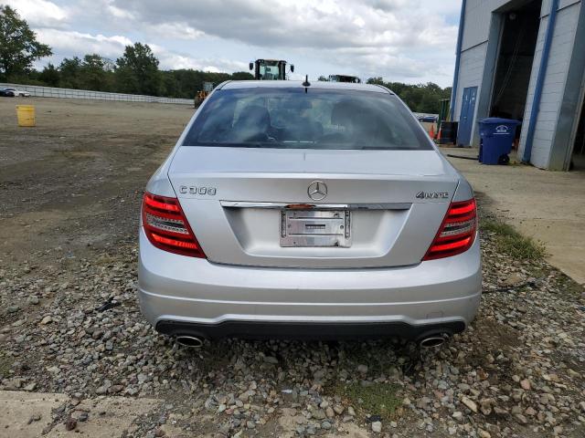 WDDGF8AB4DG149509 - 2013 MERCEDES-BENZ C 300 4MATIC SILVER photo 6