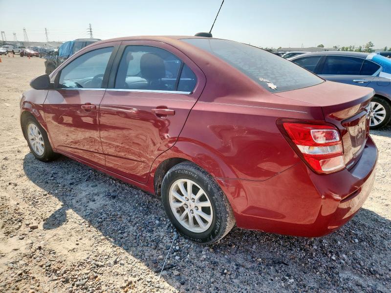 1G1JD5SH5H4123413 - 2017 CHEVROLET SONIC LT BURGUNDY photo 2