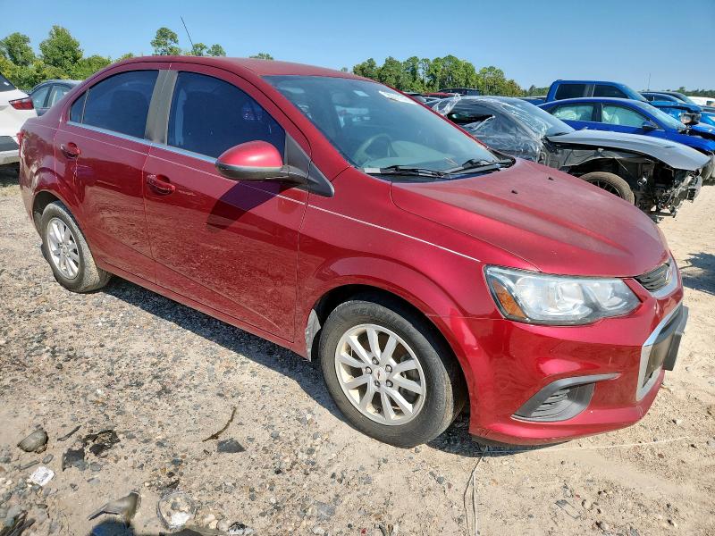 1G1JD5SH5H4123413 - 2017 CHEVROLET SONIC LT BURGUNDY photo 4