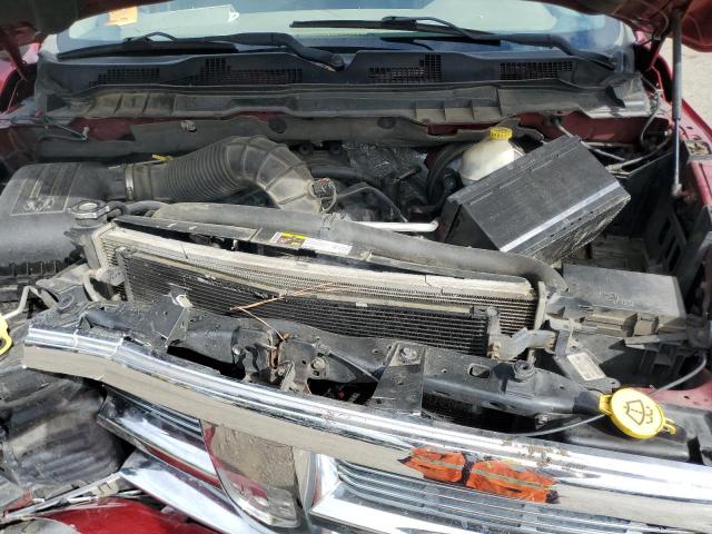1C6RD7LT0CS320431 - 2012 DODGE RAM 1500 SLT أحمر صورة 11