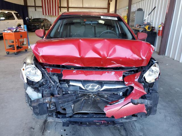 KMHCT5AE8DU060999 - 2013 HYUNDAI ACCENT GLS RED photo 5