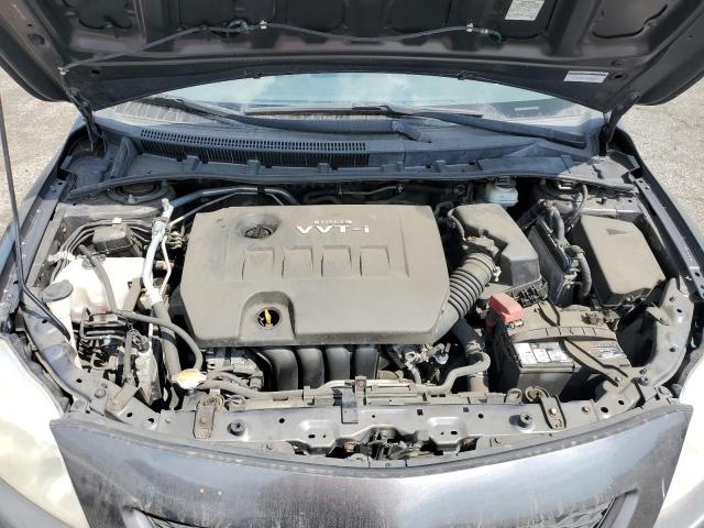 JTDBU4EE0AJ083384 - 2010 TOYOTA COROLLA BASE ნაცრისფერი ფოტო 11