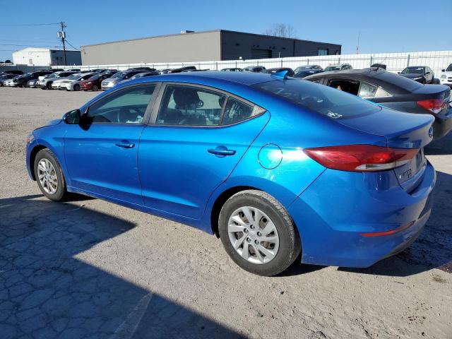 KMHD74LF6HU394477 - 2017 HYUNDAI ELANTRA SE BLUE photo 2