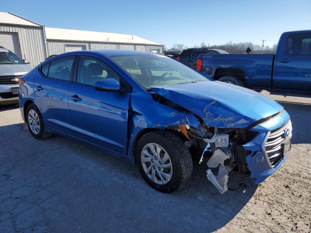 KMHD74LF6HU394477 - 2017 HYUNDAI ELANTRA SE BLUE photo 4