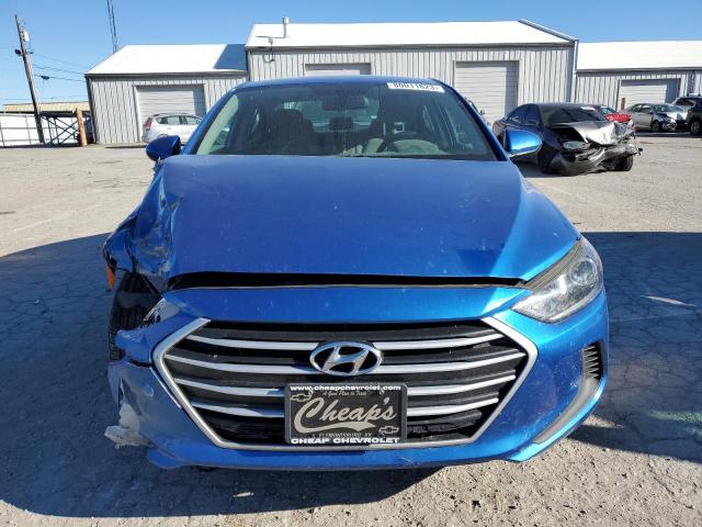 KMHD74LF6HU394477 - 2017 HYUNDAI ELANTRA SE BLUE photo 5