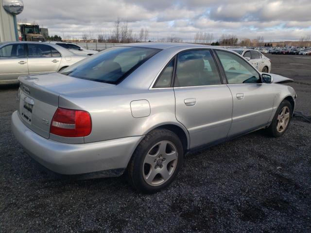 WAUDH68D21A000207 - 2001 AUDI A4 2.8 QUATTRO SILVER photo 3