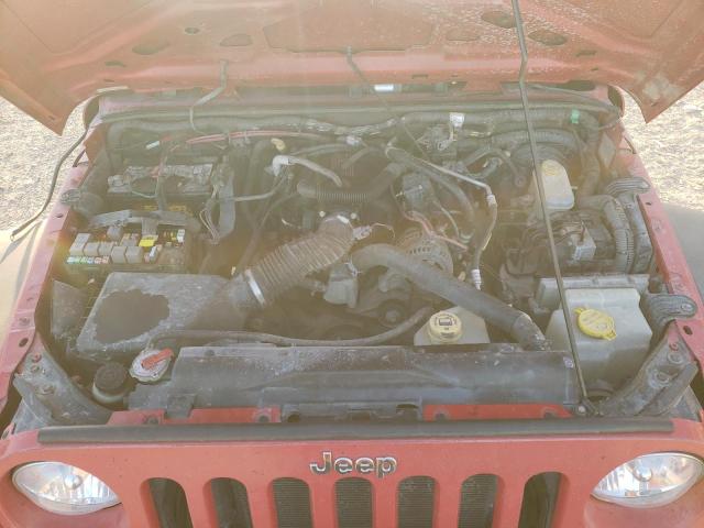 1J4GA39107L113524 - 2007 JEEP WRANGLER X RED photo 11