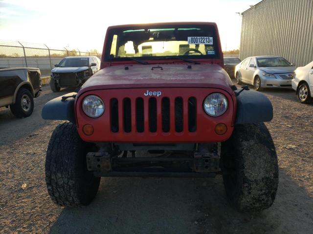 1J4GA39107L113524 - 2007 JEEP WRANGLER X RED photo 5