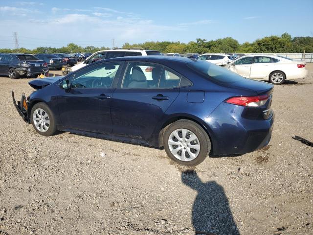 5YFEPMAE2MP255652 - 2021 TOYOTA COROLLA LE BLUE photo 2