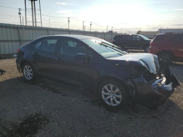 5YFEPMAE2MP255652 - 2021 TOYOTA COROLLA LE BLUE photo 4