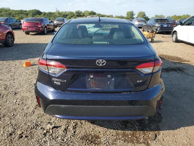 5YFEPMAE2MP255652 - 2021 TOYOTA COROLLA LE BLUE photo 6