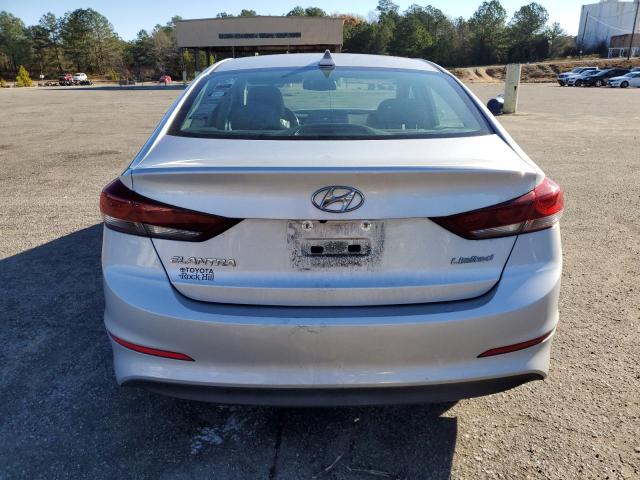 KMHD84LFXHU179942 - 2017 HYUNDAI ELANTRA SE SILVER photo 6