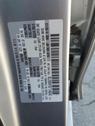 3MZBN1L39JM268739 - 2018 MAZDA 3 TOURING ვერცხლისფერი ფოტო 12
