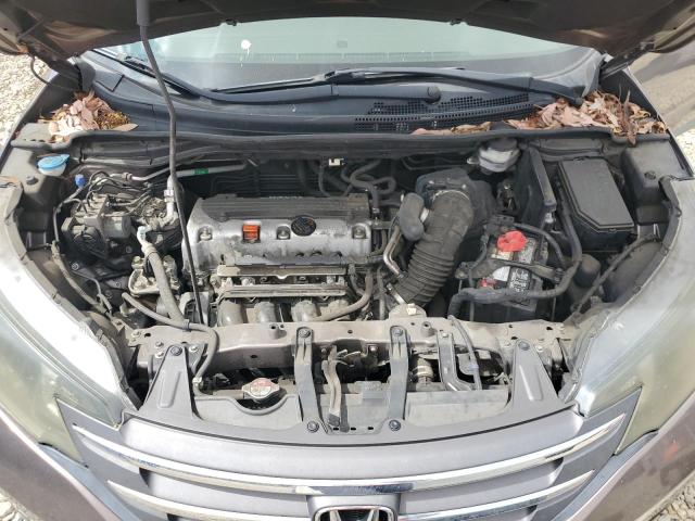 5J6RM4H71EL081787 - 2014 HONDA CR-V EXL BROWN photo 12