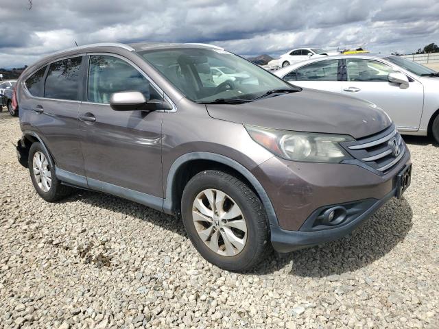 5J6RM4H71EL081787 - 2014 HONDA CR-V EXL BROWN photo 4