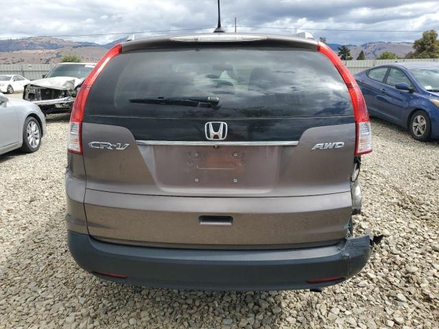 5J6RM4H71EL081787 - 2014 HONDA CR-V EXL BROWN photo 6