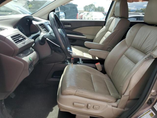 5J6RM4H71EL081787 - 2014 HONDA CR-V EXL BROWN photo 7