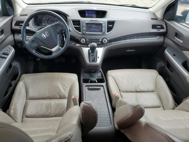 5J6RM4H71EL081787 - 2014 HONDA CR-V EXL BROWN photo 8