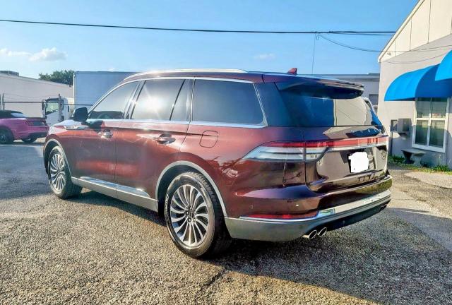 5LM5J7WC4LGL18575 - 2020 LINCOLN AVIATOR RESERVE 勃艮第红 照片 3