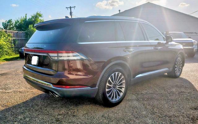 5LM5J7WC4LGL18575 - 2020 LINCOLN AVIATOR RESERVE 勃艮第红 照片 4