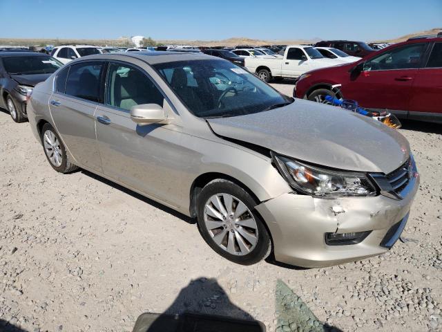 1HGCR3F85EA039574 - 2014 HONDA ACCORD EXL BEIGE photo 4